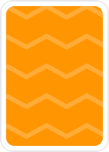 Card back: orange zigzag