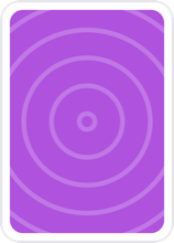 Card back: purple circles