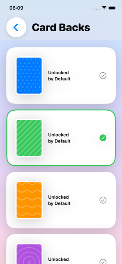 Solidoku card backs collection